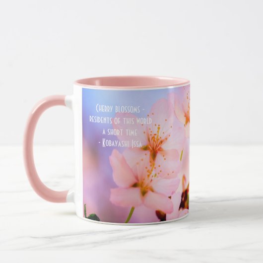 Mug Fleurs de Sakura délicates (Gauche)