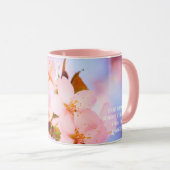 Mug Fleurs de Sakura délicates (Devant droit)