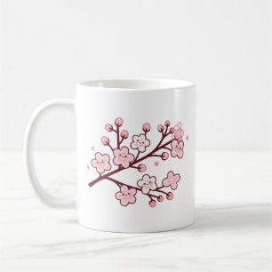 Mug Fleurs de sakura kawaii 