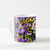 Mug fleurs de sansy multicolores (Devant gauche)