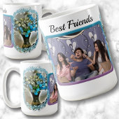Mug Fleurs de soie bleue 2190