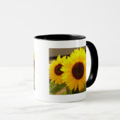 Mug Fleurs de soleil (Devant droit)