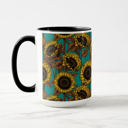 Mug Fleurs de soleil (Gauche)