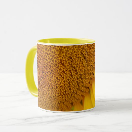Mug Fleurs de soleil (Devant gauche)