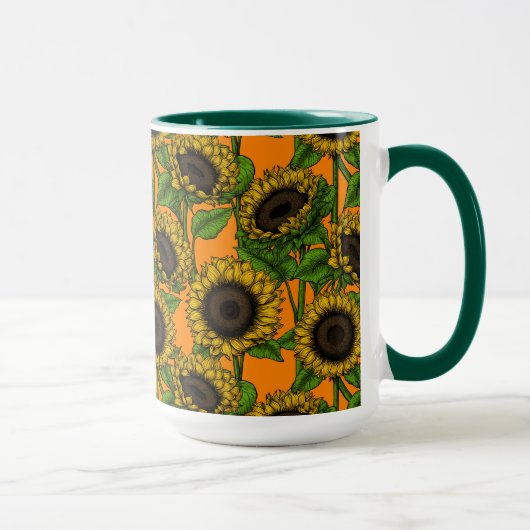 Mug Fleurs de soleil (Droite)