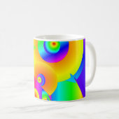 Mug Fleurs de soleil Abstraites (Devant droit)