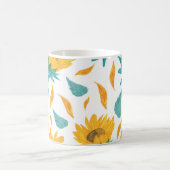 Mug Fleurs de soleil d'aquarelle : Impression botaniqu (Centre)