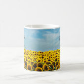 Mug Fleurs de soleil élégant élégant Meilleure maman j (Centre)