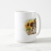 Mug Fleurs de soleil léopard Gnome (Devant droit)
