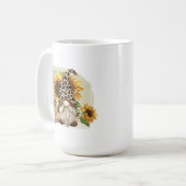 Mug Fleurs de soleil léopard Gnome (Devant gauche)