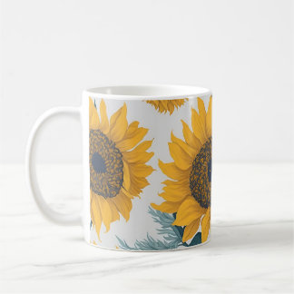 Mug Fleurs de soleil - Musique d'été