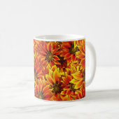 Mug Fleurs de soleil orange (Devant droit)