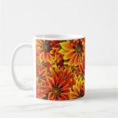 Mug Fleurs de soleil orange (Gauche)