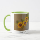 Mug Fleurs de soleil peintes par Frida Kahlo (Gauche)