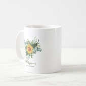 Mug Fleurs de soleil rustiques Eucalyptus Leaf (Devant gauche)