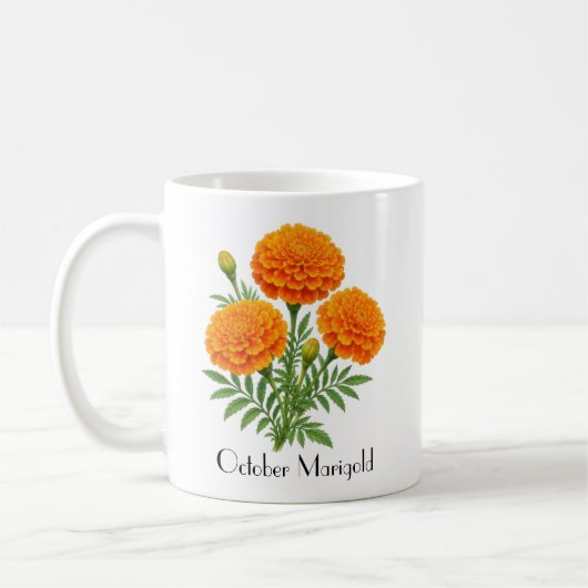 Mug Fleurs de souci d'octobre (Gauche)