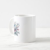 Mug Fleurs de style oriental et muqueuse de poisson bê (Devant gauche)