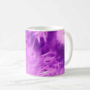 Mug Fleurs de teintes violettes transformées