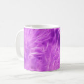 Mug Fleurs de teintes violettes transformées (Devant gauche)