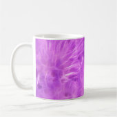 Mug Fleurs de teintes violettes transformées (Gauche)