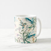 Mug Fleurs de terrain Motif sans couture (Devant droit)