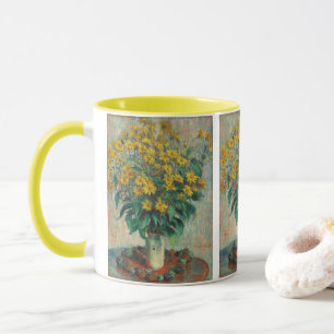 Mug Fleurs de topinambour par Claude Monet