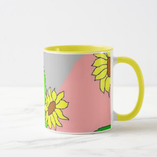 Mug fleurs de tournesol
