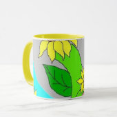 Mug fleurs de tournesol (Devant gauche)