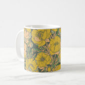 Mug Fleurs de Trollius Graphiques (Devant gauche)