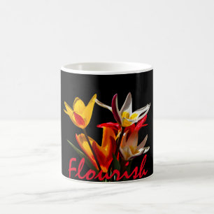 Mug Fleurs de tulipe - Prospérer Sombre