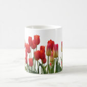 Mug Fleurs de tulipes rouges (Centre)