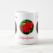 Mug Fleurs de tulipes rouges (Centre)