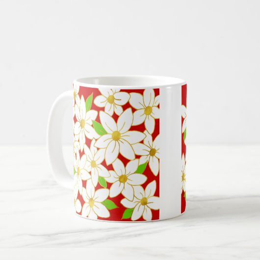 Mug Fleurs de vacances (Devant gauche)