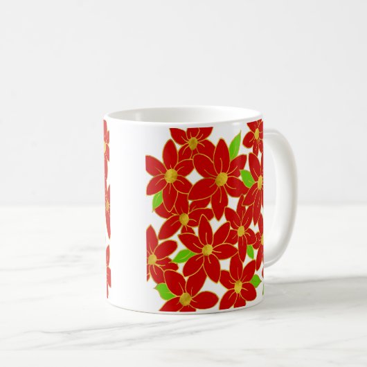 Mug Fleurs de vacances 2 (Devant droit)