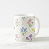 Mug Fleurs de variété du jardin de printemps en médail (Devant droit)