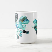 Mug Fleurs de verre de mer et bling (Centre)