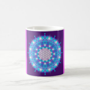 Mug FLEURS DE VIE/Blume des Lebens Stars Mandala