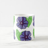 Mug Fleurs de Volubilis Bleu Floral (Centre)