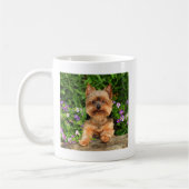 Mug Fleurs de Yorkie (Gauche)