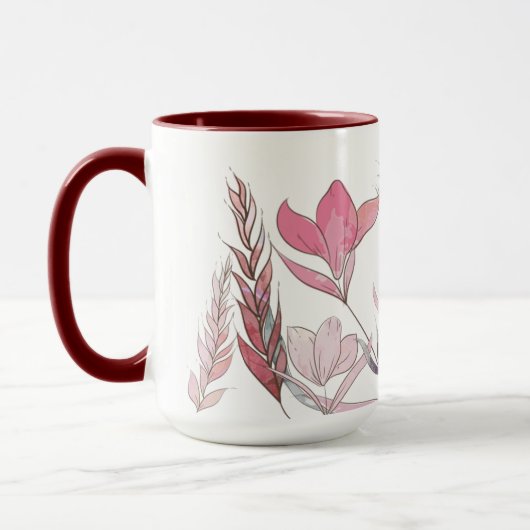 Mug Fleurs d'eau (Gauche)