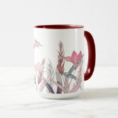 Mug Fleurs d'eau (Devant droit)