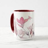 Mug Fleurs d'eau (Devant gauche)