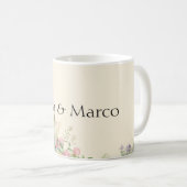 Mug Fleurs d'eau vintages (Devant droit)