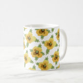 Mug Fleurs décoratives (Devant droit)