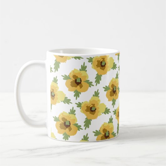 Mug Fleurs décoratives (Gauche)