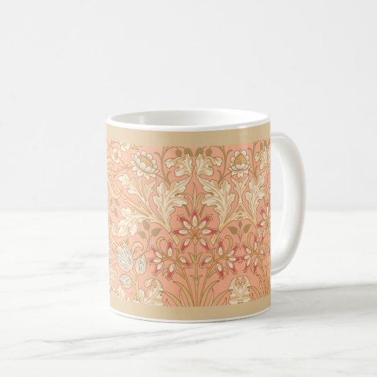 Mug Fleurs décoratives rose pastel (Devant droit)