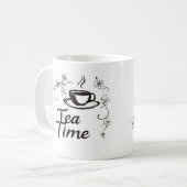 Mug Fleurs Délicates de l'Heure du Thé (Devant gauche)