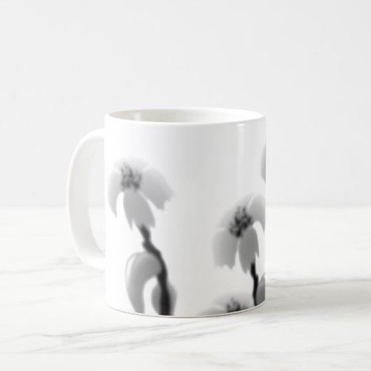 Mug Fleurs dépoussiérées (Devant gauche)