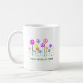 Mug Fleurs des signes de paix (Gauche)