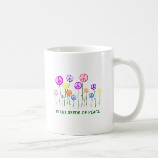 Mug Fleurs des signes de paix (Droite)